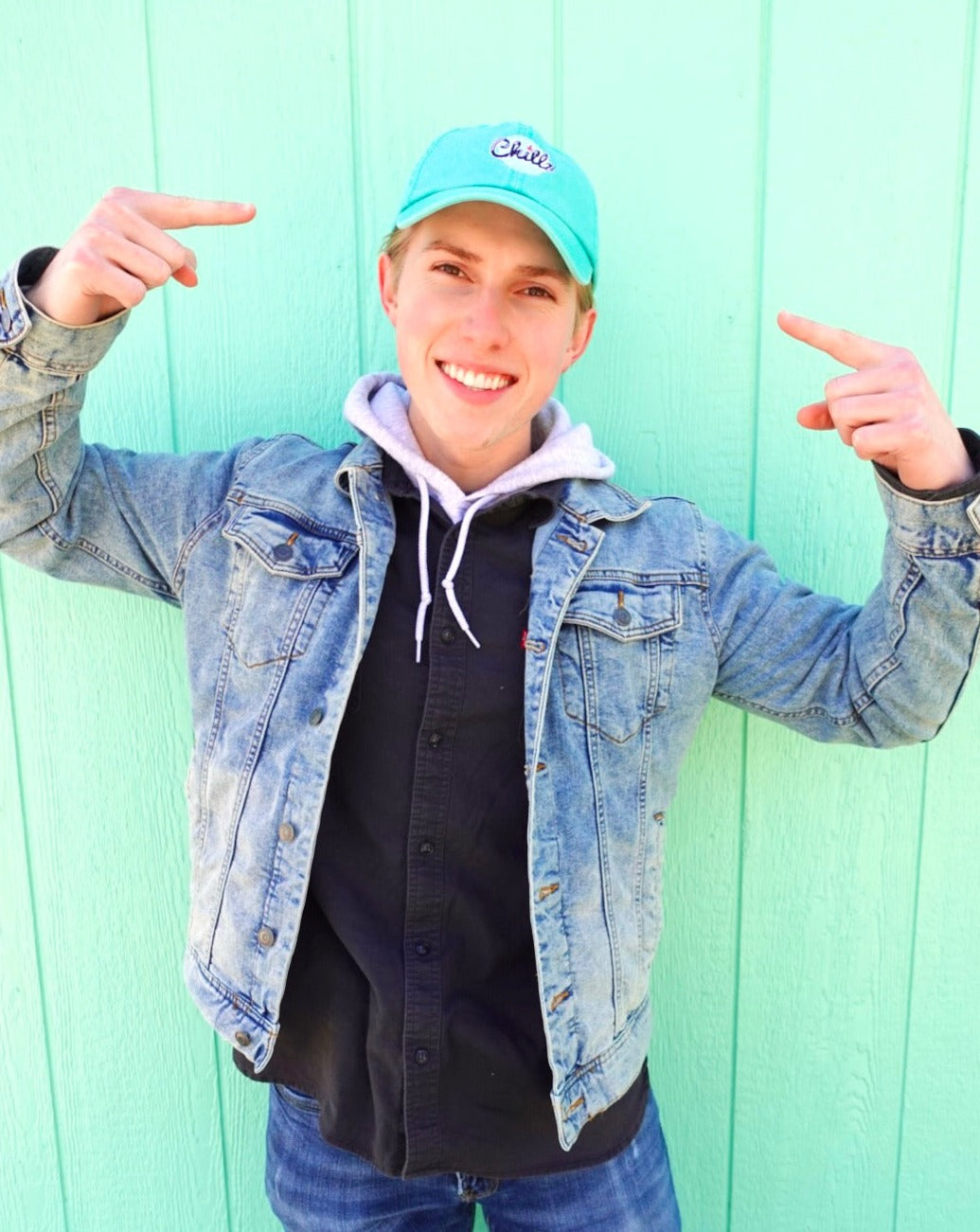 Mint Green Chillz Hat- Modeled by Janzin