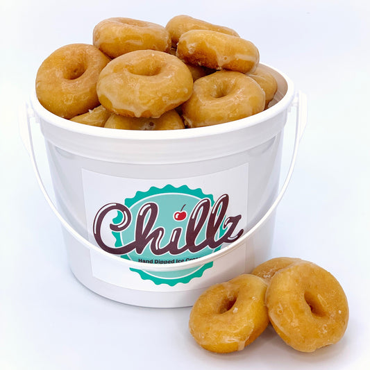 One bucket of the original Chillz Mini Donuts. Delightful!