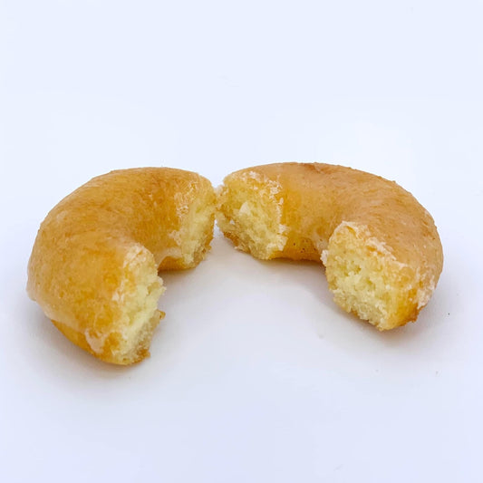 One individual Chilllz Mini Donut. Approximately 30 of these come in each bucket!